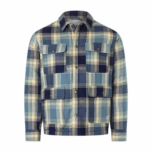 Marmot Ridgefield Sherpa Flannel Shirt Jacket (Herr) - Moon River - M