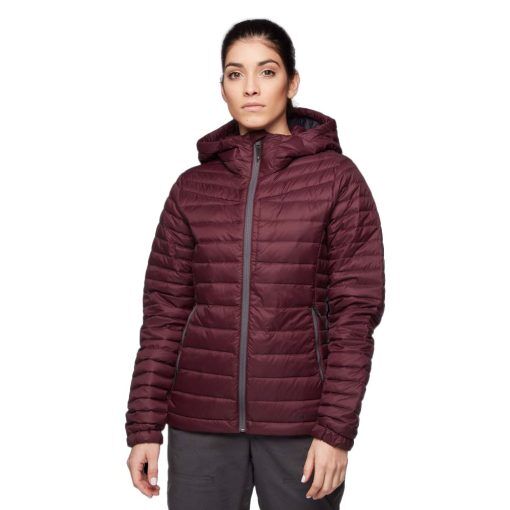 Black Diamond Access Down Hoody dunjacka med huva (dam) - Bordeaux - M