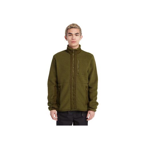 Timberland High-Pile Fleece jacka (herr) - Dark Olive - S