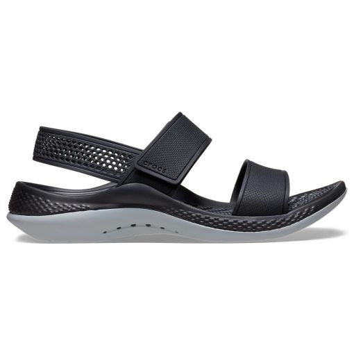 Crocs Women&apos;s LiteRide 360 Sandal (dam) - Black/Light Grey - 41-42