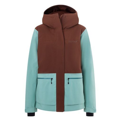 Marmot Wm’s Refuge Jacket – skidjacka (dam) - Chocolate/Blue Agave - M