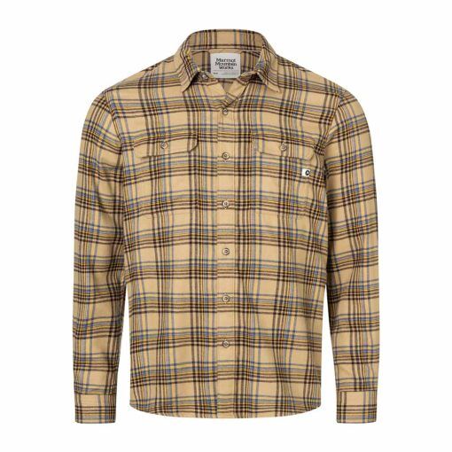 Marmot Bayview Midweight Flannel LS flanellskjorta (herr) - Shetland - L