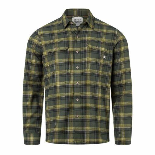 Marmot Bayview Midweight Flannel LS flanellskjorta (herr) - Nori - M