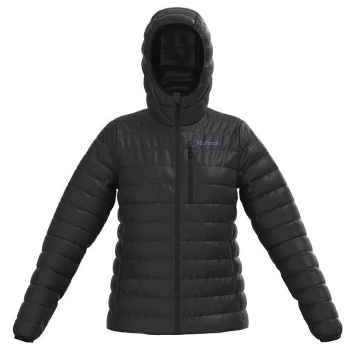 Marmot Highlander Hoody dunjacka (dam) - Black - M