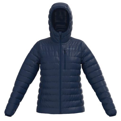 Marmot Highlander Hoody dunjacka (dam) - Arctic Navy - S