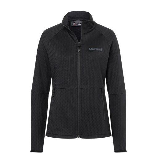Marmot Leconte Fleece Jacket (dam) - Black - S