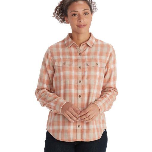 Marmot Wm‘s Fairfax Midweight flanellskjorta (dam) - Rose gold - M