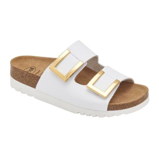 Scholl Monterey sandaler med spännen (dam) - White - 39