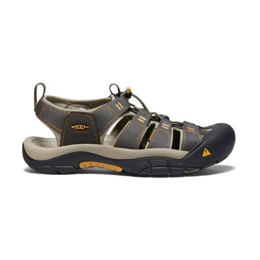 Keen Men&apos;s Newport H2 sandal för vandring (herr) - Raven/Aluminum - 42,5