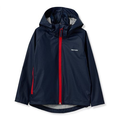 Tretorn Kids Packable Rainset regnjacka och regnsbyxor - Navy - 86/92