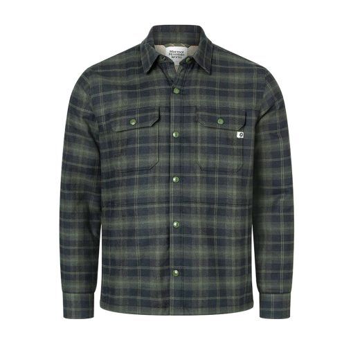 Marmot Ridgefield Heavyweight Sherpa Lined Flannel (herr) - Nori - L