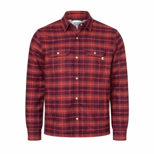 Marmot Ridgefield Heavyweight Sherpa Lined Flannel (herr) - Port Royal - S