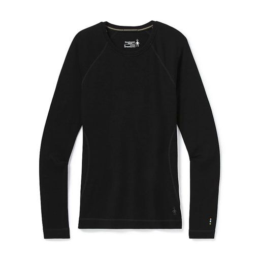 Smartwool Merino 250 Base Layer Crew (dam) - Black - XS