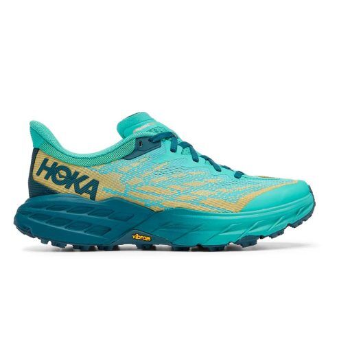 HOKA Speedgoat 5 traillöparskor (dam) - Deep Teal/Water Garden - 38