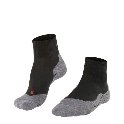 Falke TK5 Wander Short Trekking Sock vandringsstrumpor (dam) - Asphalt Mel. - 41-42