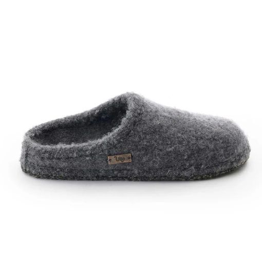 Ulle Mohair Seamless ulltofflor (unisex) - Grey Melange - 44