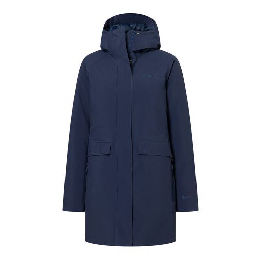 Marmot Oslo GORE-TEX Jacket lång dunjacka (dam) - Arctic Navy - XS