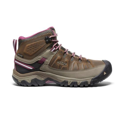 Keen Women&apos;s Targhee III Waterproof Mid vandringskängor (dam) - Weiss/Boysenberry - 40,5