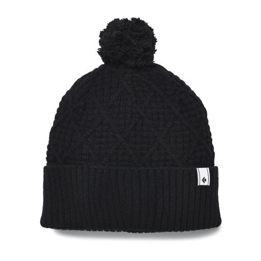 Black Diamond Cable Cuff Pom Beanie mössa - Black