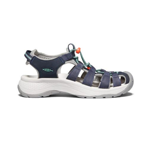 Keen Women&apos;s Astoria West Sandal (dam) - Navy/Beveled Glass - 42