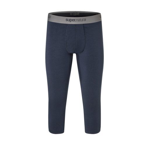 super.natural Base 3/4 Tight 230 – byxa underställ (herr) - Navy Blazer - L