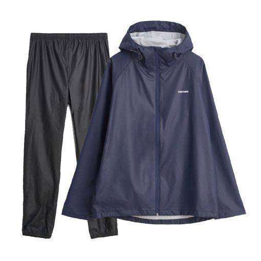 Tretorn Packable Rainset regnjacka och regnbyxor - Navy - XXL