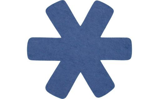 Steuber Pfannenschutz Stapelhilfe und Kratzschutz 3er Set 38 x 38 cm grau