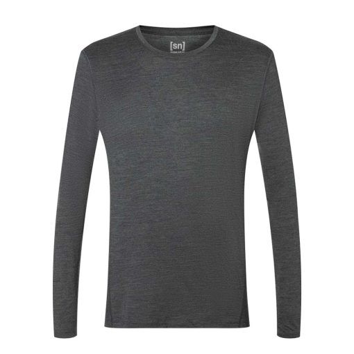 super.natural Base LS 175 underställströja merinoull (herr) - Pirate Grey - M