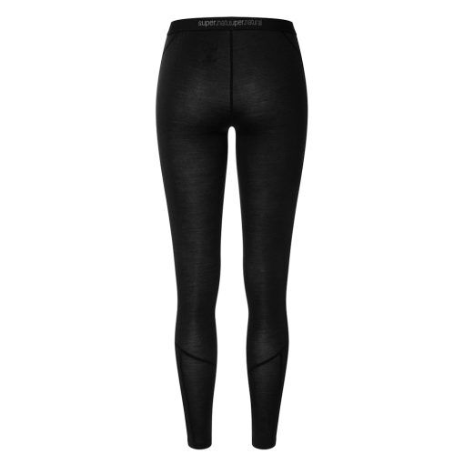 super.natural Base Tight 175 – underställ i merinoull (byxa, dam) - Jet Black - M