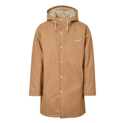 Tretorn Wings Pile Rain Coat regnjacka (unisex) - Khaki Beige - XS