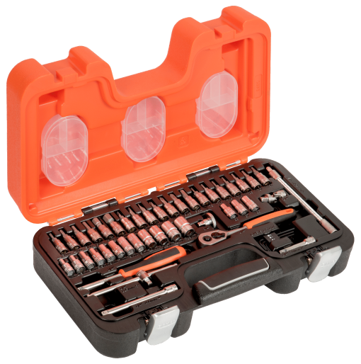 Bahco Hylsnyckelsats 1/4", 46 delar
