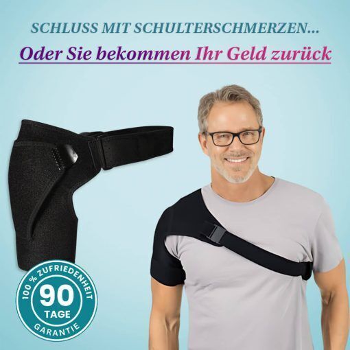 Norelie ShoulderFix Schulterstütze - Linderung von Schulterschmerzen, Rotatorenmanschettenschmerzen, Schultersteife - Schulterstabilisator, 1x ShoulderFix