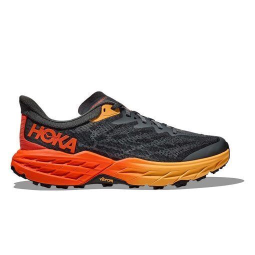 HOKA Speedgoat 5 traillöparskor (herr) - Castlerock/Flame - 41 ⅓