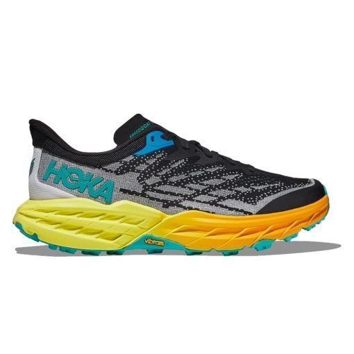 HOKA Speedgoat 5 traillöparskor (dam) - Black/Evening Primrose - 39 ⅓