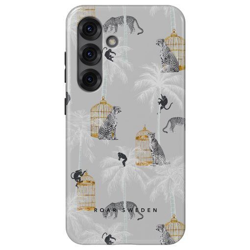 Cheetah Silver - Tough Case, Samsung Galaxy S25 Plus