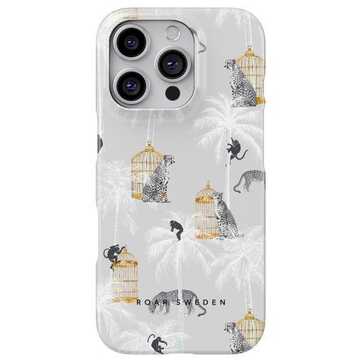 Cheetah Silver - Slim case, iPhone XR