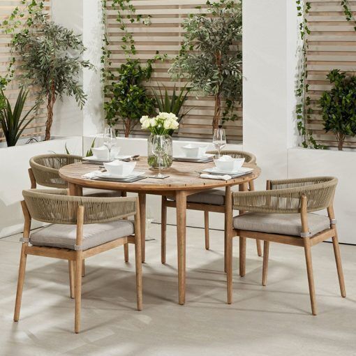 Denver Outdoor 4 Seater Dining Set