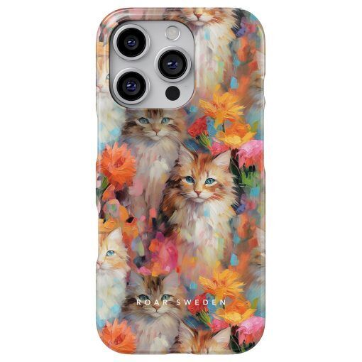 Flower Kitty - Slim case, iPhone 14 Pro Max
