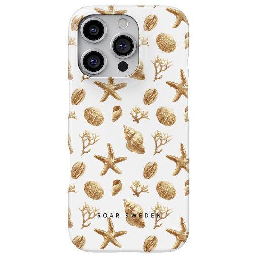 Golden Shells - Slim case, iPhone XR