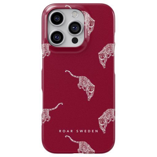 Kitty Burgundy - Slim case, iPhone 15 Plus