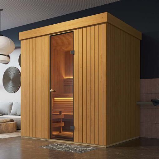 KUUT Indoor Sauna EMMA (Thermally Treated Alder), Medium (1500mm x 2000mm)