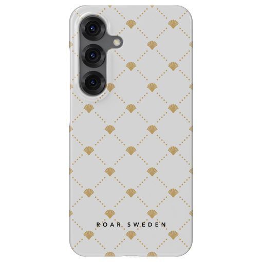 Luxe Shells White - Slim case, Samsung Galaxy S24