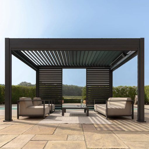 Eden Aluminium Garden Pergola - Various Sizes, 4m x 4m