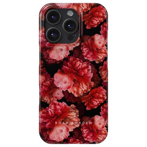 Peonies - Slim case, iPhone 16