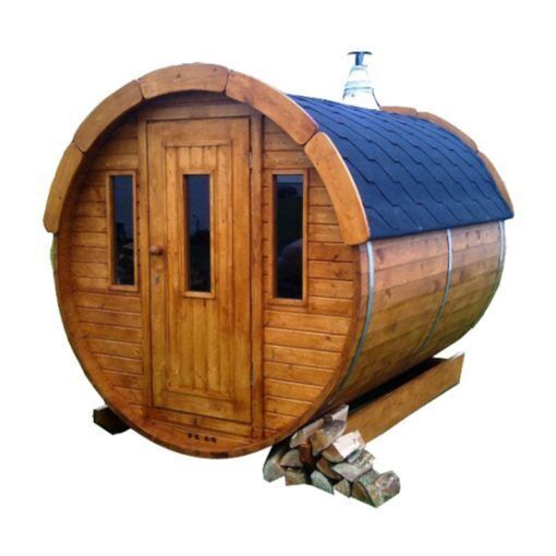 Sauna Barrel from Thermowood 1.9 x 2m