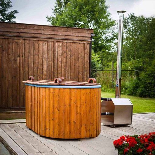Fiberglass Ofuro Oval Hot Tub