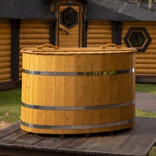 Oval Cold Tub from Spruce (1-2 Person)