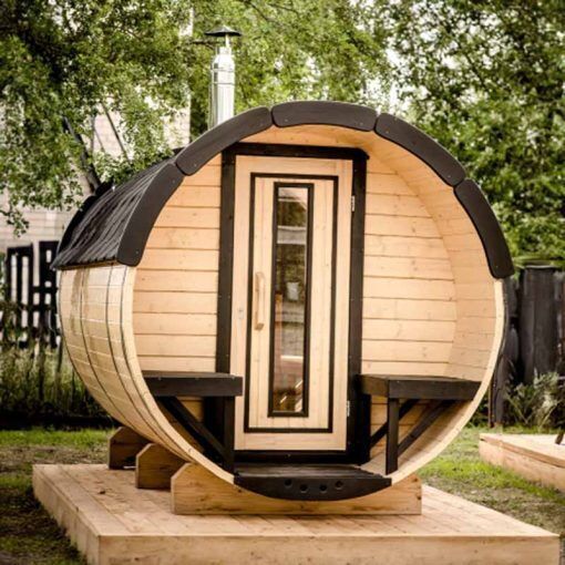 Traditional Sauna Barrel 1.9 x 3m