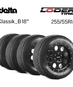 Alternative view of Delta 4X4 Klassik B 5/118 18" fälgpaket med Loder tire 255/55R18