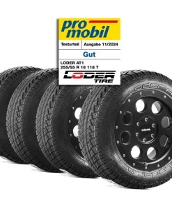 Alternative view of Delta 4X4 Klassik B 5/130 18" fälgpaket med Loder tire 255/55R18